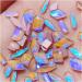 FEIlei 50Pcs Mixed Glass Crystal Hybrid Diamond Rhinestones Nail Art Decorations Drop Rhombus Flatback Stones 3D Gems - Buy Online on GoSupps.com