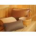 Original Sauna Cushion Premium | High-Quality Handmade Artificial Leather | Best Hygiene Properties | Orange - International Shipping Available - Buy Online on GoSupps.com