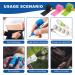 Self-Adhesive Elastic Wrap Bandage Tape - Non-Woven Multi-Color Vet Wrap for Thumb Finger Wrist & Ankle - 14 Rolls - Buy Online on GoSupps.com