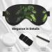 Monstera Deliciosa Banana Palm Print Eye Mask | Soft Unisex Sleep Shade for Travel Yoga & Shift Work - Buy Online on GoSupps.com
