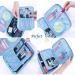 LKMY Portable Makeup Bag - Waterproof Cosmetic Organizer with Flower Pattern | Travel Culture Storage Bag for Women & Girls - Buy Online on GoSupps.com