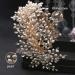 ZHENM Rhinestone Wedding Hair Band Bridal Headband - Golden | Wedding Hair Accessories for Brides - Buy Online on GoSupps.com