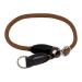 lionto dog collar retriever collar training collar length 35 cm brown Brown 35 cm length 0.8 cm thickness