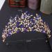 ToBaToBa Blue Crowns for Women - Vintage Gothic Queen Crown Princess Wedding Tiara - Buy Online on GoSupps.com