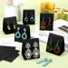 Eersida 100 Pcs Standing Earring Display Cards - Black | Jewelry Packaging for Small Business, DIY Earrings, Retail Show - Shop Now! - Buy Online on GoSupps.com