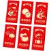 Generic 6pcs 2024 Chinese New Year Red Envelopes Big Red Packet Money Pockets Dragon Hong Bao Spring Festival Style C - Buy Online on GoSupps.com