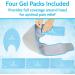 Arctic Flex Head Ice Wrap - Reusable Gel Packs for Pain Relief - Flexible Fabric Cap for Cold or Hot Therapy - Malleable & Refreezable - Gray - Buy Online on GoSupps.com