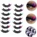 MAGICLULU 35 Pairs Colored False Eyelashes Halloween Lashes Cat Eye Lashes Fluffy Wispy Lashes Russian Strip Lashes Fluffy Fake Eyelashe False Lashes Cosplay Imitation Extend - Buy Online on GoSupps.com