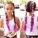 LDMY Ombre Pink to Purple Jumbo Braiding Hair Extensions - 24 Inch 6pcs Pack Synthetic Jumbo Braids for Women - Buy Online on GoSupps.com