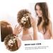 FRCOLOR 1pc White Bridal Comb Ceramics Decorate Bride Alloy - Buy Online on GoSupps.com