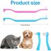 2pcs Dual Sided Cats & Dogs Toothbrushes Kitten Puppy Toothbrush Pet Teeth Cleaning Brush with Micro Brush Head & Curved Handle Cat Dental Care Supplies to Reduce Plaque Tartar Formation - Buy Online on GoSupps.com
