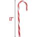 Prextex 12 Christmas Candy Cane Pathway Lights - Indoor/Outdoor Use - Light Up Walkway Decor (2 Sets of 6, 17 Inches Tall) - Buy Online on GoSupps.com