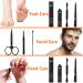 8PC Black-Orange Manicure Set for Men | Travel Nail Care Kit | Personal Care & Pedicure Tools | Perfect Gift for Family & Friends - Buy Online on GoSupps.com