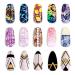 Niceneeded Nail Art Stamping Kit - 12 Designs with Rectangle & Round Plates | DIY Nail Art Tools for Creative Decoration - Buy Online on GoSupps.com