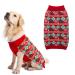 KOOLTAIL Turtleneck Dog Jumper Soft Sweater Coat Warm & Comfortable Dog Knit Winter Clothes Outfit Medium Red