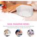 TOVINANNA Nail Soaking Bowl Transparent Nail Polish Remover Bowl Nail Art Polish Remover Manicure Bowl Manicure Spa for Home Nail Salon Supplies - Buy Online on GoSupps.com