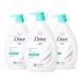 Dove Body Wash Hypoallergenic and Sulfate Free Body Wash Sensitive Skin Effectively Washes Away Bacteria While Nourishing Your Skin 34 oz 3 Count