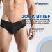 Rounderbum Men's Lift Jock Strap | Butt Lifting Shapewear Black Jock Brief - Buy Online on GoSupps.com