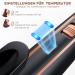 Bestope 5-in-1 Wave Iron Set - Ceramic Curling Rods with Adjustable Temperature Fast Warming Gloves & Clips - Perfect for Large Curls - Elegant Rose Gold - Buy Online on GoSupps.com