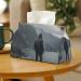 Tissue Box Cover Tissue Box Holder Sea and Mountains Print Tissue Holder Travel Tissue Packs Facial Paper Holder Decorative Holder - Buy Online on GoSupps.com