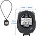 Amble Countdown Timer & Stopwatch with 20 Memories, Tally Counter, Calendar Clock - Ideal for Sport Coaches & Referees - Buy Online on GoSupps.com
