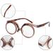 Buy Makeup Reading Glasses for Women - Flip Up Double Lens Magnifying Eyeglasses 2.5x | Stylish & Functional - Buy Online on GoSupps.com