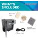 AquaClear Power Filter 20 - Efficient Clip-on Aquarium Filter for 18L to 76L Tanks (6W) | International Shipping Available - Buy Online on GoSupps.com
