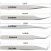 Lash Extension Tweezers Set - Curved & Straight Pointed Applicator Tool for Eyelash Extensions - Buy Online on GoSupps.com