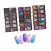 Housoutil 3 Sets Nail Tools Storage Boxes Mixed Decorations Nail Art Decoration Decor for Home Nail Art Accessories Cotton Hair Dyeing Paper Nail Art Tools Home Decor Natural