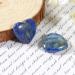 Soulful Healing Crystal Lapis Lazuli Heart Stones - 2Pcs 20mm Tumbled Worry Stones for Reiki Therapy and Stress Relief - Buy Online on GoSupps.com