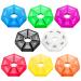 Ponpon 8pcs Pill Holder Box 7-Sided Portable Vitamin Holder Box Pill Organizer Medicine Planner ( 8 Corlor)