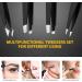 Eywrews 5-Piece Precision Tweezers Set for Eyebrows | High-Quality Sloping & Fine Point Tweezers & Scissors - Perfect for Perfectly Shaped Brows - Buy Online on GoSupps.com