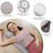 Acupressure Massage Mat & Pillow Set - Gray & White Includes Carry Bag | Neck & Back Pain Relief for Relaxation & Meditation - Buy Online on GoSupps.com