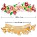 NAIHOD Vintage French Hair Barrettes - Luxurious Flower Leaf Butterfly Hair Clips - 3Pcs Bridal Hair Pins for Women & Girls - Wedding Party Jewelry - Buy Online on GoSupps.com
