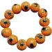VSILAY LIANXUE Halloween Wood Pearl Bracelet - Fashionable Wrist Jewelry for Women & Girls | Perfect for Horror Parties with Pumpkin & Spider Web Design - Buy Online on GoSupps.com