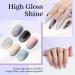 Modelones Pastel Gel Nail Polish Set - 6 Colors Cat Eye Holographic Glitter 9D Magnetic Manicure Kit for Women - Spring Daydreams Collection - Buy Online on GoSupps.com