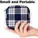 Portable Checkered Storage Bags for Women's Bandages & Menstrual Products - Multi-Colored | Ideal for School & Office - Buy Online on GoSupps.com
