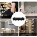 Neamou Extension Holder for Styling - Hair Extension Rack for Wall - Lightweight Wig Holder Hair Rack for Styling Coloring Blow Tape Weft Clip in Halo Extensions Black - Buy Online on GoSupps.com
