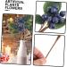 Zerodeko 15 Pcs Artificial Berry Cuttings Artificial Berry Stem Decoration Fake Berry Faux Greenery Garland Faux Floral Artificial Berry Picks Blue Decorations Plant Iron Branch Christmas Dark Bluex3pcs 18X7.5X3CMx3pcs - Buy Online on GoSupps.com
