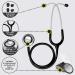 Ever Ready First Aid Pro Classic Dual Head Stethoscope for Paramedics & Nurses - Black 4 Ear Tips & Replacement Diaphragm - Buy Online on GoSupps.com