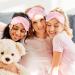 Jexine 24 Pcs Spa Headband Plush Sleep Eye Mask Bulk Set - Simple Style | Makeup Headband for Face Washing, Sleepover Party Supplies for Women - Buy Online on GoSupps.com