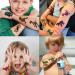 Tazimi 40 PCS 3D Dinosaur Temporary Tattoos - Waterproof Kids Tattoos for Boys & Girls | Perfect Dinosaur Party Favors - Buy Online on GoSupps.com