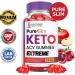 Pure Slim Keto ACV Gummies 2000MG - Advanced Apple Cider Vinegar Formula with Pomegranate & Beet Juice - Vegan Non-GMO - 60 Count - Buy Online on GoSupps.com