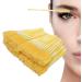 Mascara Brush Disposable Eyelashes Brush Hygienic Fiber Brush Head for Women Female(Yellow) - Buy Online on GoSupps.com