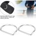 BuyWeek Diving Weight Belt D Rings - 2Pcs Stainless Steel Bent Diving D Rings for 2.0 Webbing Weight Belt | Outdoor Activities Accessory - Buy Online on GoSupps.com