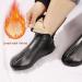 Seafront Halal Leather Socks - Waterproof Zippered Muslim Socks for Camping & Hunting | Warm Non-Slip PU Leather Black - Buy Online on GoSupps.com