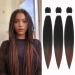 3 Packs/Lot EZ Braid 26 inch Professional Pre Stretched Braiding Hair Yaki Texture Braiding Hair for Crochet Hair Braids Long Free Synthetic Fiber Hair Extensions (#T1B/30) 26 Inch (Pack of 3) #T1B/30