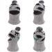 XIAOHAWANG Winter Hood Hat Kids Knit Earflap Cap Fleece Lining for Boys Girls 3-10 Years - Gray Dinosaur - Buy Online on GoSupps.com