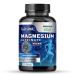 Magnesium Glycinate High Absorption 100% Chelated Non-GMO Vegan Gluten & Soy Free for Stress Relief Sleep Muscle Bone & Heart Health Fully Purified Essential Mineral 60 Veggie Capsules