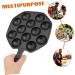 HOMSFOU Snail Pan Meat Balls Seafood Dish Crepe Pancake Pan Maker Skillet Poffertjes Pan Baking Plate Octopus Ball Pan Electric Griddles Escargot Grilling Plate Pie Iron Quail Eggs - Buy Online on GoSupps.com